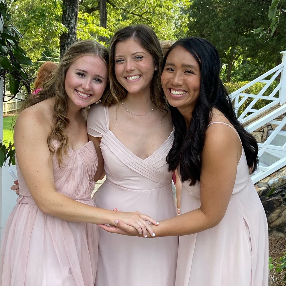 PINK FORMAL DRESS - Picture 9 of 10